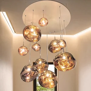 Modern Light Nordic Ceiling Pendant Lamp Lava LED Lighting Living Room Indoor Decor and Kitchen