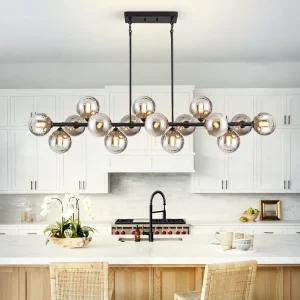 Sputnik Chandelier 54in, 16-Lights Sputnik  for Dining Room Kitchen Island Lighting