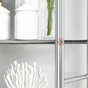 Freestanding Over Toilet Storage Shelf,2/3-Tier Metal Paper Holder and Removable - Thumbnail Image 6