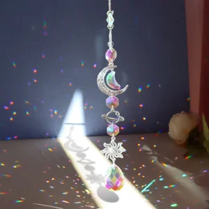 Crystal Wind Chime Rainbow Maker Sun Catcher - Thumbnail Image 6