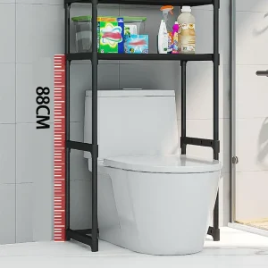Over The Toilet Storage Cabinet, 3-Tier Metal  Organizer - Thumbnail Image 5