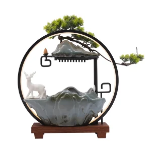 MistBymaocar Decorative Water Fountain Tabletop Fountain LED Light - Thumbnail Image 4