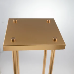 4 Pcs Gold Metal Flower Stand 23.6 in Tall Wedding Aisle Centerpiece - Thumbnail Image 8