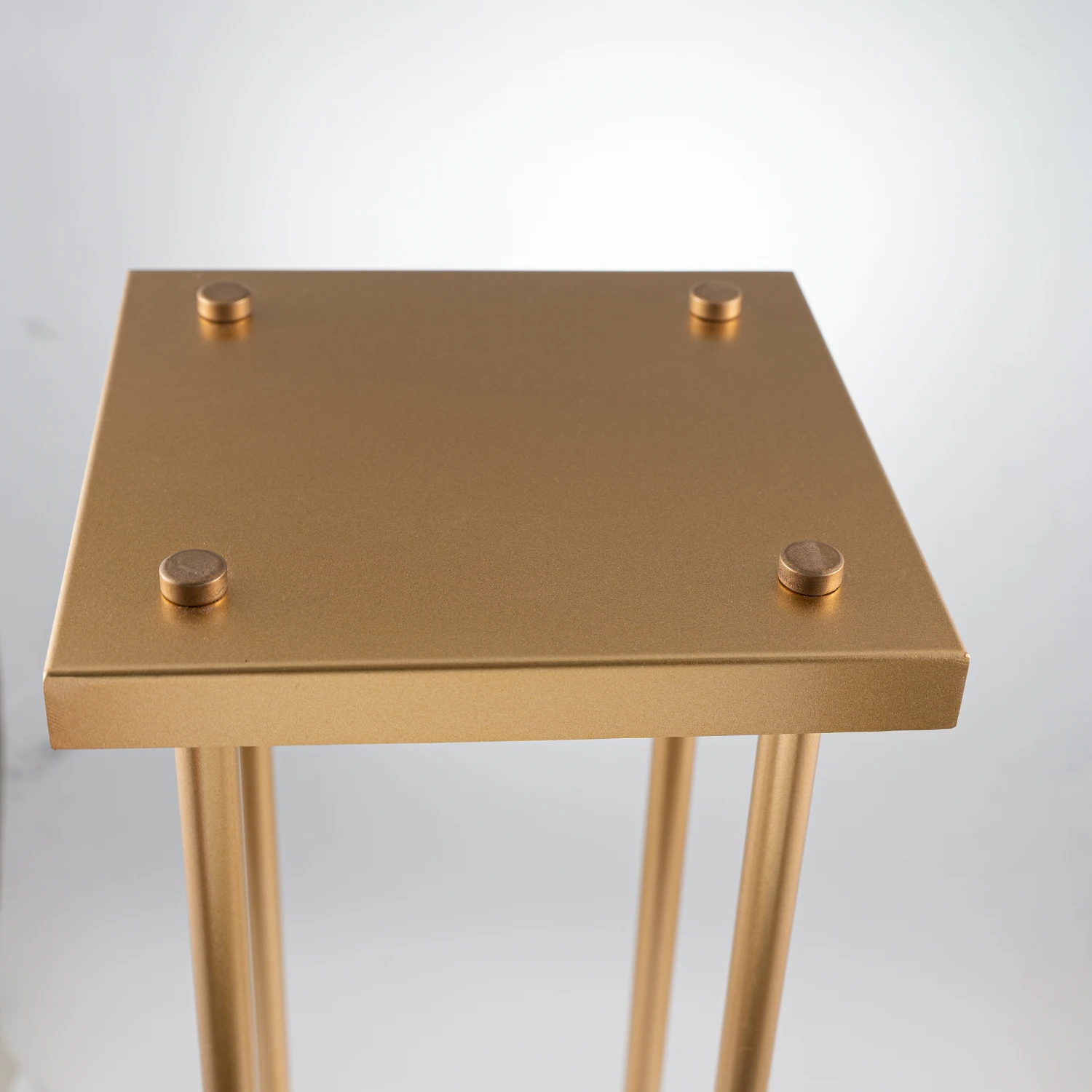 4 Pcs Gold Metal Flower Stand 23.6 in Tall Wedding Aisle Centerpiece - Image 8
