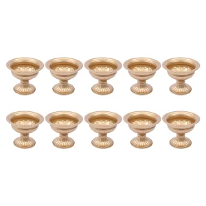 Table Vintage Gold Iron Centerpieces Vase for Weddings - Thumbnail Image 7