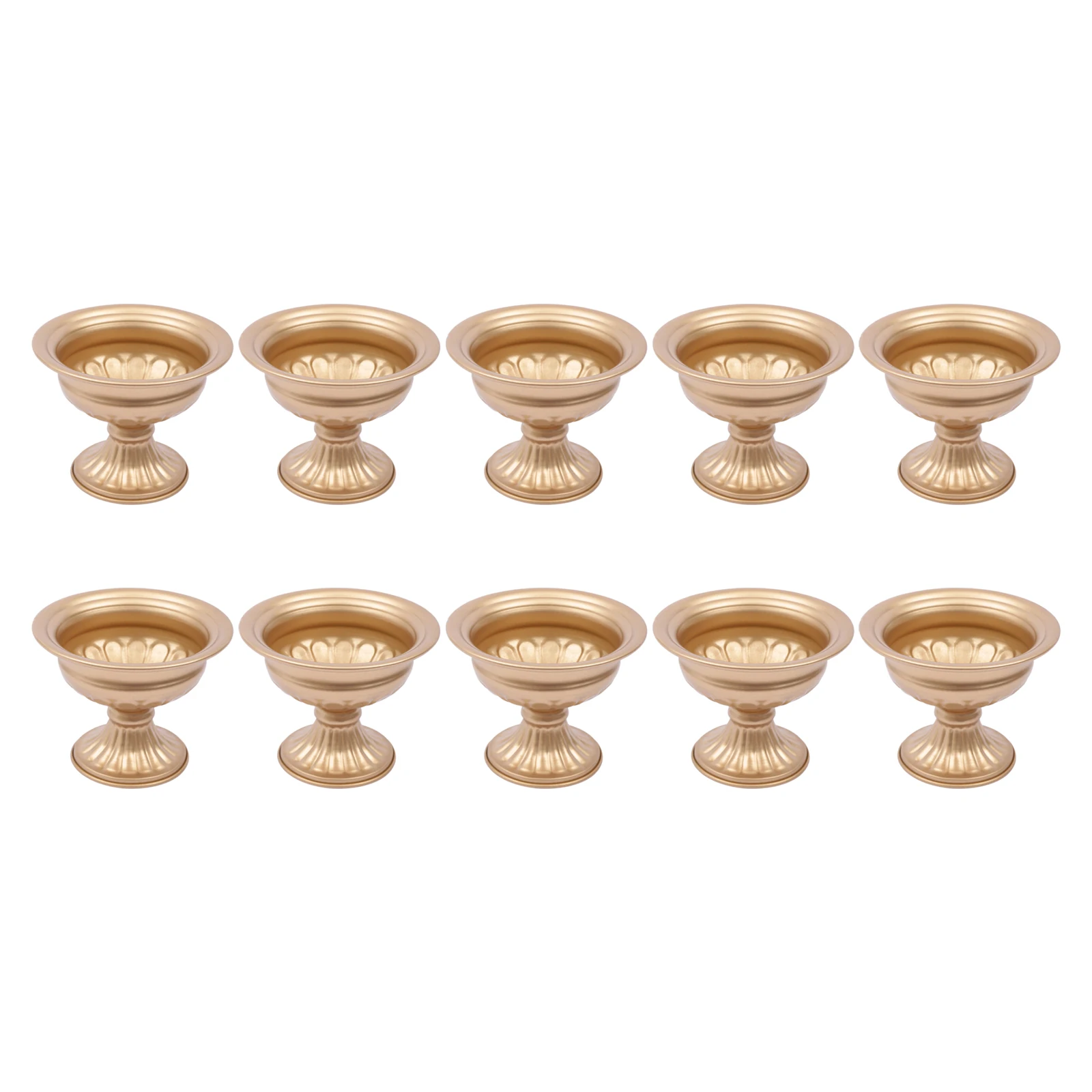 Table Vintage Gold Iron Centerpieces Vase for Weddings - Image 7