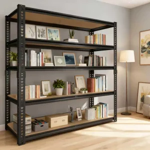 3050 LB Sturdy Metal Storage Racks - Extra Wide 40" Adjustable Height, - Thumbnail Image 3