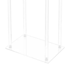 Crystal Flower Stand Clear Wedding Flowers Display Racks 60*20*78cm - Thumbnail Image 5