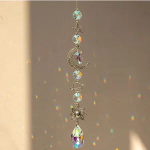 Crystal Wind Chime Rainbow Maker Sun Catcher - Thumbnail Image 2