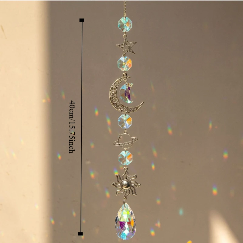 Crystal Wind Chime Rainbow Maker Sun Catcher - Image 5