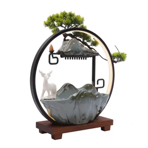 MistBymaocar Decorative Water Fountain Tabletop Fountain LED Light - Thumbnail Image 5