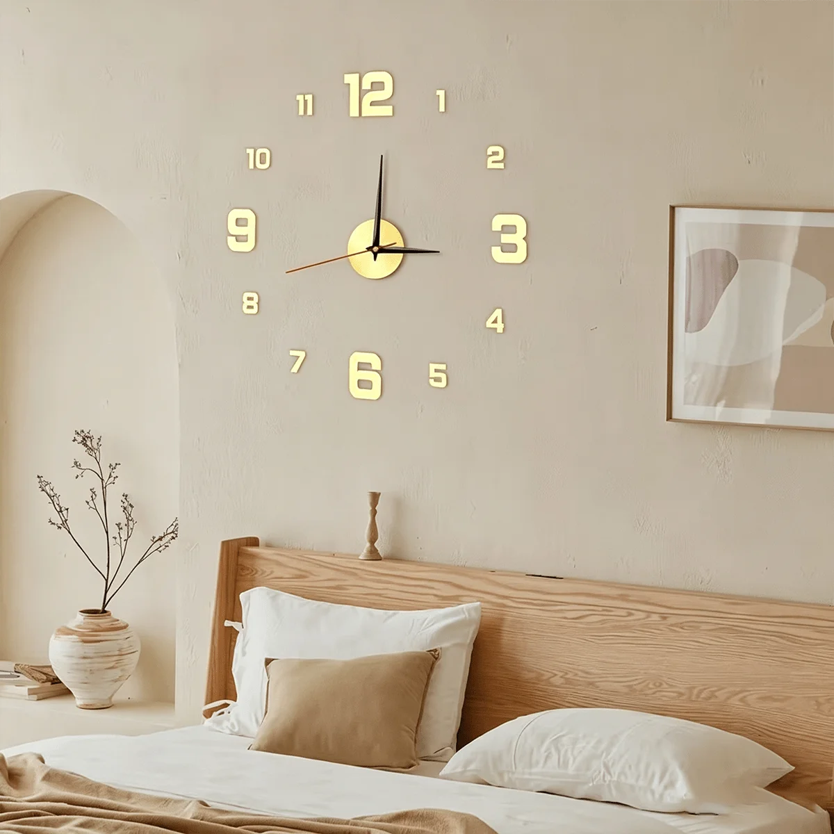 Glow-In-The-Dark DIY Wall Clock Creative Design - Image 6
