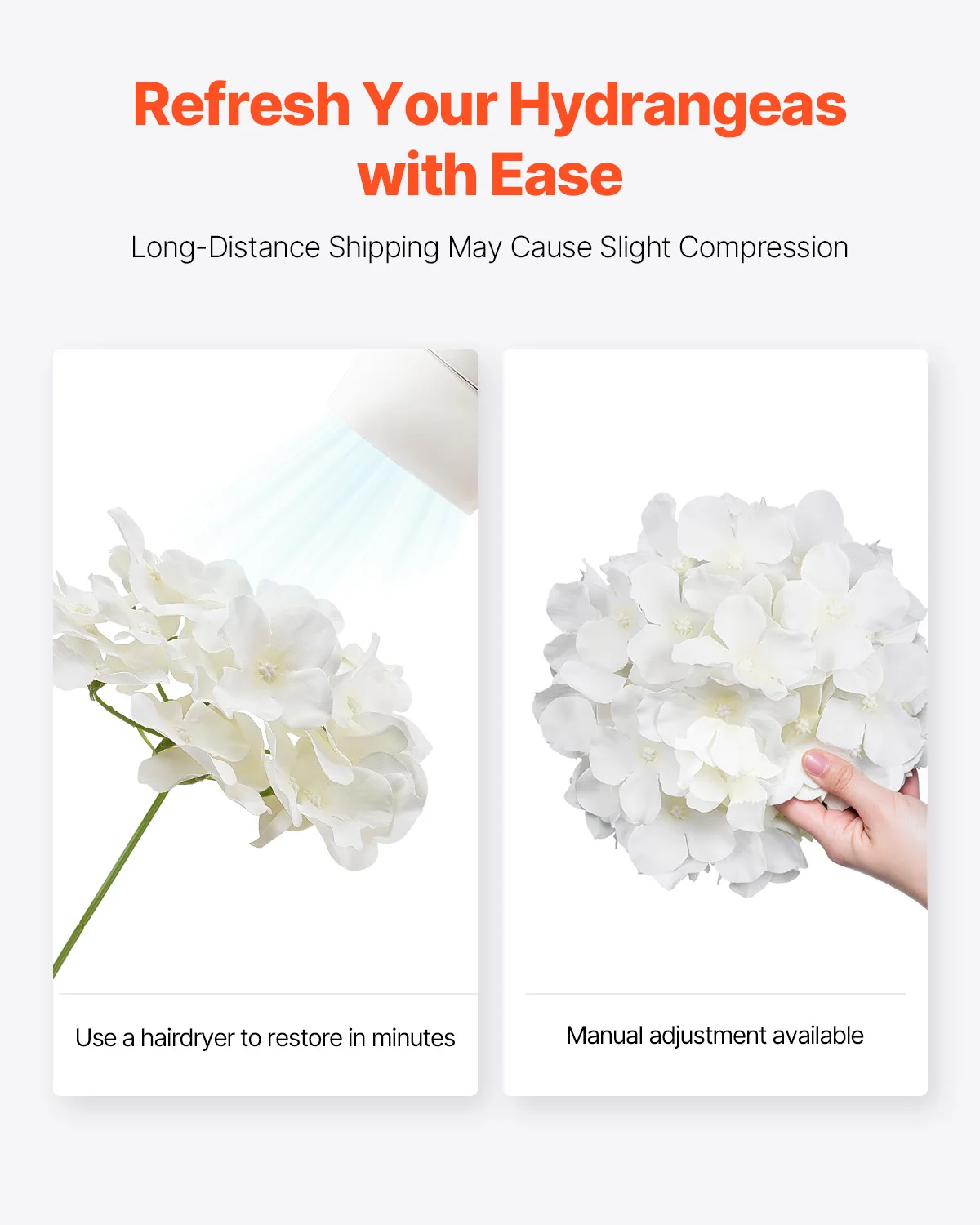 Bulk White Faux Bridal Shower with Stem for DIY Wedding Bouquets - Image 5