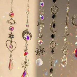 Crystal Wind Chime Rainbow Maker Sun Catcher - Thumbnail Image 4